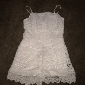 Kendall and Kylie white romper